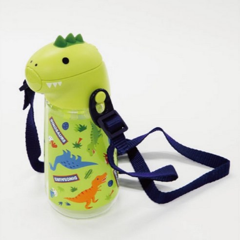 스케이터 페이스 빨대물통, 공룡, 420ml, 1개