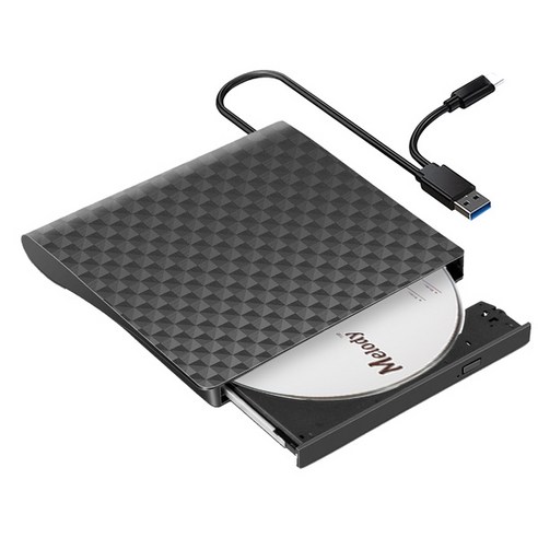 10배 빠른 5G USB3.0 A C타입 읽기전용 외장 ODD CD DVD 드라이브, 1개, ED03