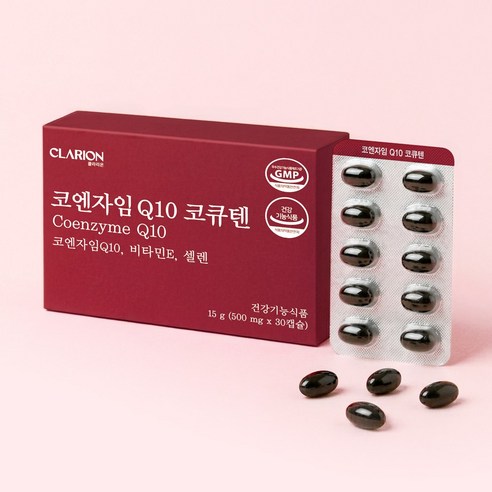 클라리온 클라리온 코엔자임 Q10 코큐텐 30캡슐, 30회분, 5개