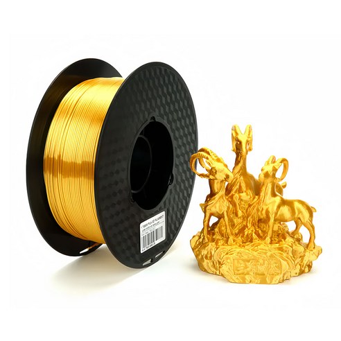CC3D pla 실크 골드 플라스틱 필라멘트 1.75 mm 1 kg 3d 프린터