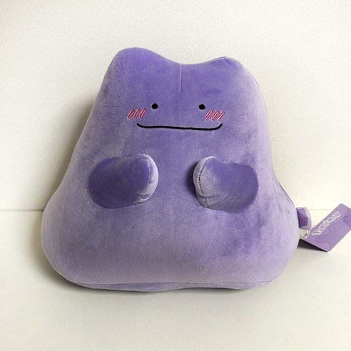 포켓몬 정품 메타몽 중형 인형 캐릭터 선물 (쇼핑백제공), 1개, 퍼플, 30cm