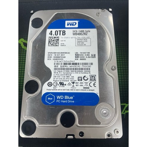WD 威騰4TB 3.5吋SATA3 硬碟WD40EZRZ - HDD | 酷澎