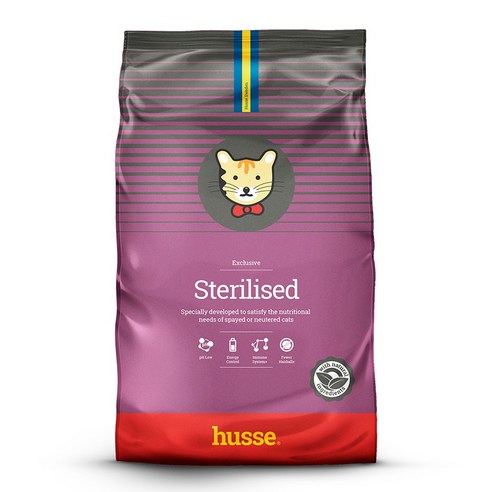 후새 익스클루시브 스터럴라이즈드 고양이 건식사료, 닭, 2kg, 1개