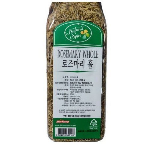 내츄럴스파이스 로즈마리 홀, 200g, 1개