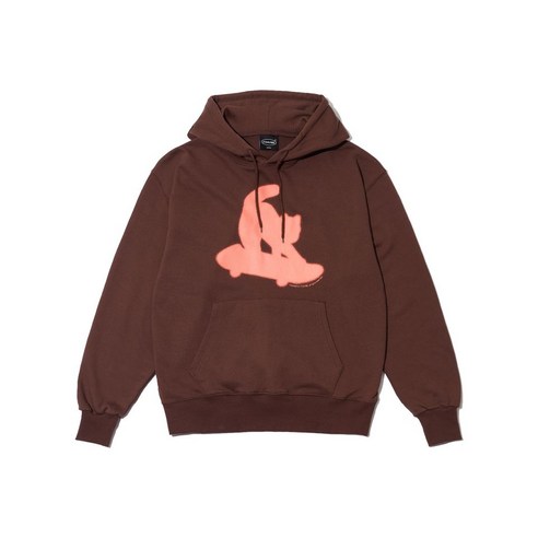 잇자바이브 ITZAVIBE SKATEBOARDING CAT HOODIE - BROWN