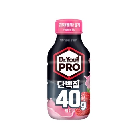 오리온 닥터유프로 단백질드링크 40g 딸기 350ml, 20개 운동러 솔직 후기 | 실사용 리뷰 - 상품 이미지 1
