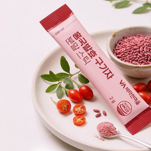 비타민마을 홍국발효 청양 구기자 분말스틱 2g, 90개 이미지 3