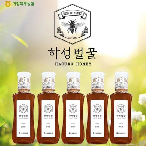 하성벌꿀세트 북부농협 1등급 하성 벌꿀 5병 (잡화꿀) 솔직 후기 | 실사용자 리뷰 분석 - 상품 이미지 1