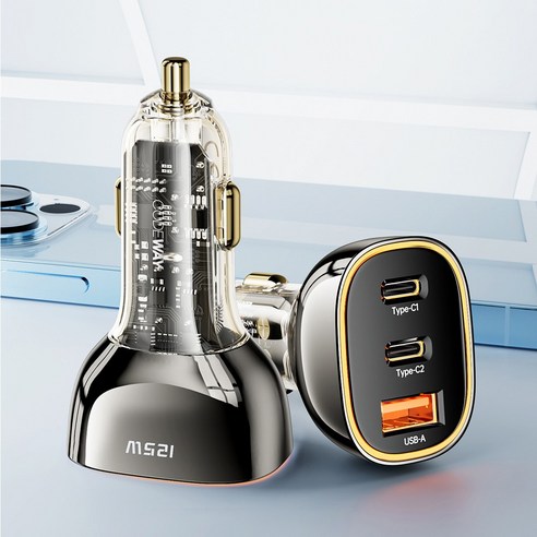 코드웨이 125w 3포트 2C+1A 차량용 시거잭 자동차 고속 충전기 실사용 후기 | 효과 있을까? - 상품 이미지 3