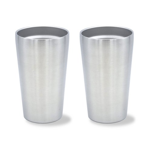 온리쿠 스텐 진공 이중컵, 2개, 430ml