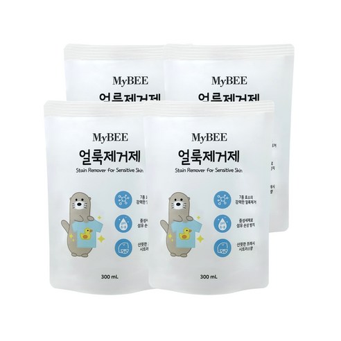마이비 얼룩제거제 리필, 300ml, 4개