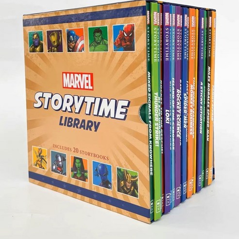 영어원서 마블 스토리북 20권세트 하드커버 Marvel storytime Collection - 영어문고 | 쿠팡