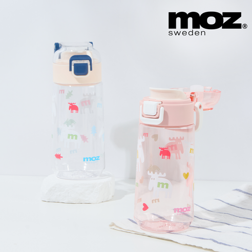 아이들의 안전한 물병 선택, MOZ 스웨덴 원터치 트라이탄 키즈 보틀
