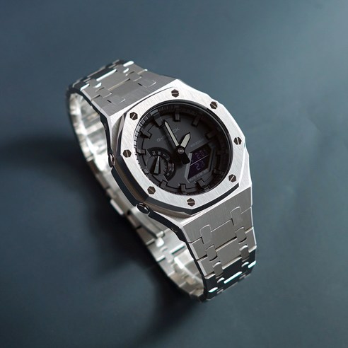 지샥 지얄오크 풀메탈 커스텀 블루투스 터프솔라 전자손목시계 - 시계 | 쿠팡