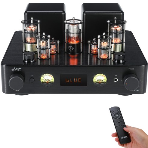 Juson Audio JTA100 2025 200W 진공관 앰프 통합 하이브리드 BT 5.0 광 포노 헤드폰 출력 2.1CH 클래스 AB HiFi 홈 오디오 턴테이블용