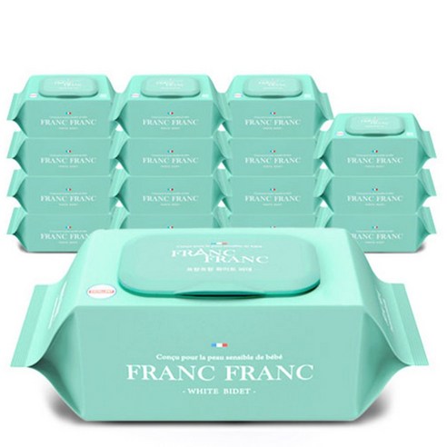 프랑프랑 플라스틱0% 화이트 비데 물티슈 60gsm(무향) 솔직 후기 | 실사용자 리뷰 분석 - 대표 이미지