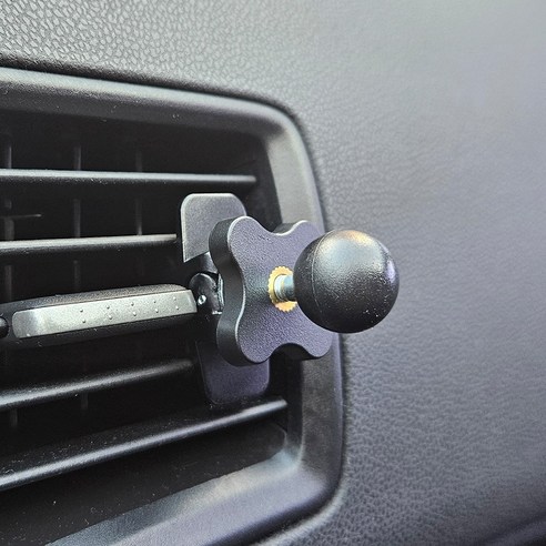 옵시디언 차량용 좁은 송풍구 거치대 마운트 핸드폰 휴대폰 이미지 4