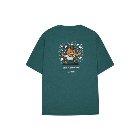 요넥스 261TS061U 배드민턴 공용 오버핏 반팔 티셔츠