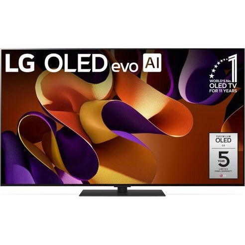 알렉사가 내장된 매직 리모컨 AI 기반의 LG 65인치급 OLED evo G4 시리즈 스마트 TV 4K 프로세서 평면 화면(OLED65G4)SUB 2024), 65 Inches, TV Only