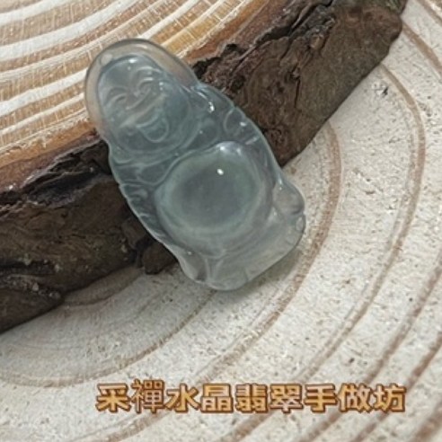 翡翠吊墜 玉 吊墜 佛 采禪水晶翡翠手作翡翠A貨冰透