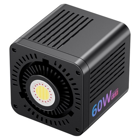 울란지 배터리 내장형 C60 RGB COB 조명 60W, 1개, C60RGB