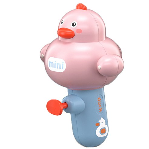 감성팩토리 예쁜미니공룡물총 어린이물총놀이 어린이 선물, 핑크오리, 1개 - 물총