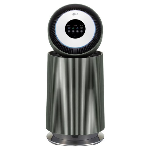 LG전자 퓨리케어 오브제컬렉션 AI+ 360 ̊ 공기청정기 G 필터 66㎡ 방문설치, AS205NGJA, Dark green colour