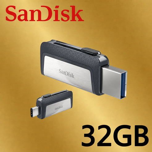 샌디스크 울트라 듀얼 C타입 Type c OTG겸용 USB DDDC2, 1개, 32GB