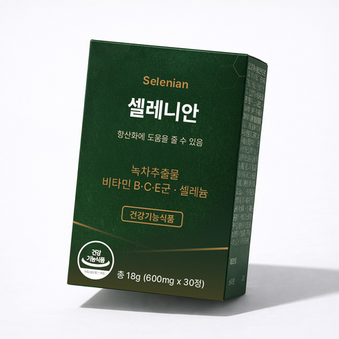 이너디셋 셀레니안 면역 항산화 셀레늄 홍삼 카테킨 30정, 2박스 이미지