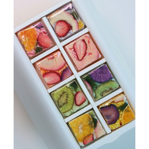 어버이날 스승의날선물 과일강정 답례품세트 8구 16개입