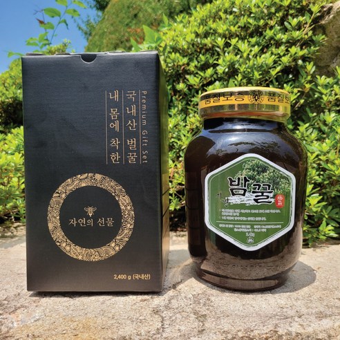계룡산 100% 자연산 자연 밤꿀 햇꿀 2.4kg 1병 이미지 4