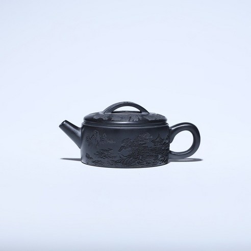宜興黃泥手工刻制茶壺, 1個, 黑色- 優惠推薦| Coupang 酷澎