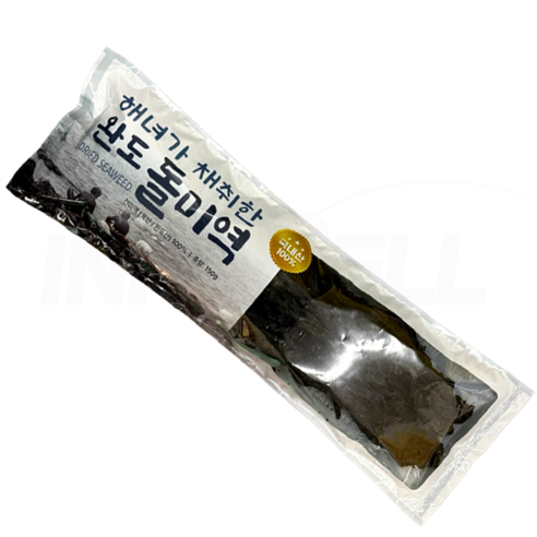 [TV홈쇼핑정품 인포벨]해녀가 직접 채취한 완도 황금 돌미역 부모님 어르신 산모 건강 국거리 건미역, 150g, 6개
