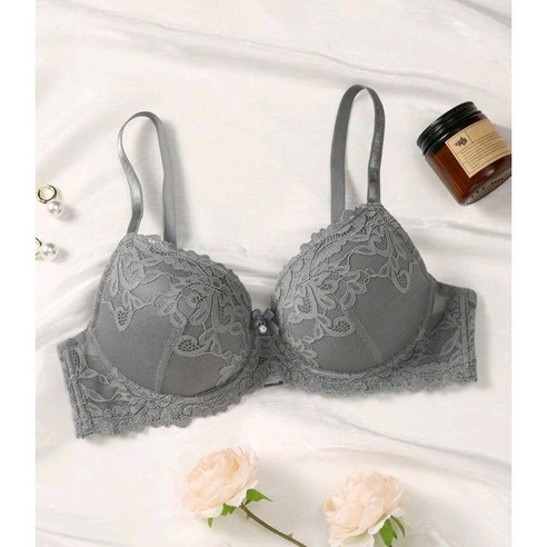 답답함 없이 편안하게, 하루를 특별하게 만드는 레이스 푸쉬업 브라