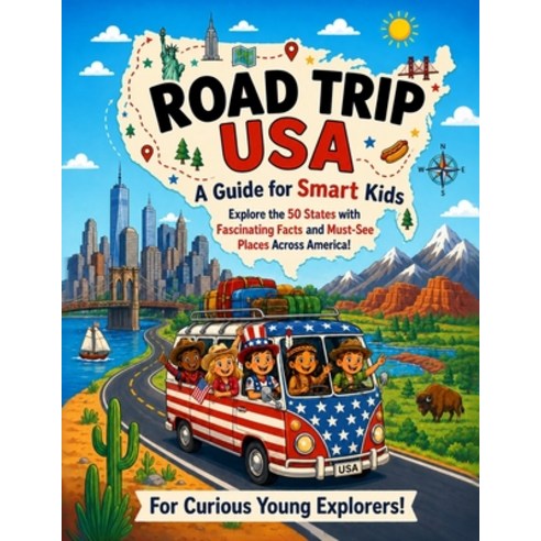 (영문도서)Road Trip USA: A Guide for Smart Kids: Explore the 50 States with Fascinating Fa... Paperback, Independently Published, English, 9798195929947
