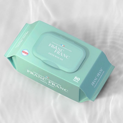 프랑프랑 플라스틱0% 화이트 비데 물티슈 60gsm(무향) 솔직 후기 | 실사용자 리뷰 분석 - 상품 이미지 2