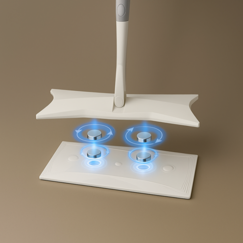 먼지 없는 깨끗함, 칼립소 밀대 걸레로 손쉽게