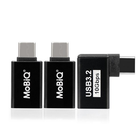 모비큐 USB C To A 타입 3.2Gen2 10G 데이터 60W 초고속 충전 OTG 변환 미니젠더 3P
