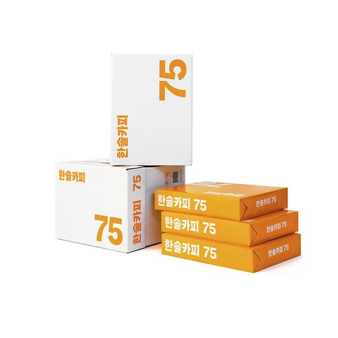 한솔제지 복사용지 75 g, A4, 2500매