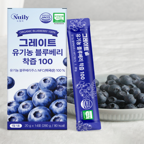 유기농 블루베리 착즙 100% nfc 식약청인증 블루베리퓨레 스틱 280... 솔직 후기 | 실사용자 리뷰 분석 - 상품 이미지 3