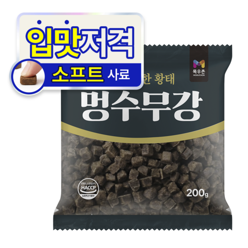 목우촌 펫 멍수무강 기능성 소프트 사료 전연령, 1개, 200g, 황태