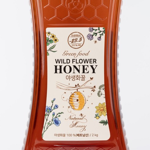 그린푸드 야생화꿀 베트남 자연 벌꿀 2kg, 4개 이미지 2