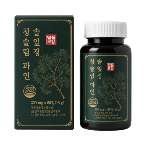 명동보감 청솔림 파인 솔잎 추출물 정 100%, 4개