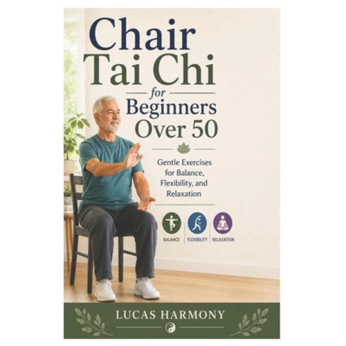 (영문도서)Chair Tai Chi for Beginners Over 50: Gentle Exercises for Balance Flexibility ... Paperback, Independently Published, English, 9798195834197