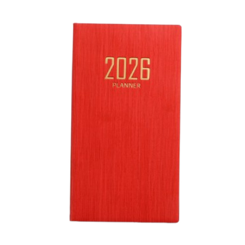 OSTB 프리미엄 A6 데일리 2026 플래너, 레드