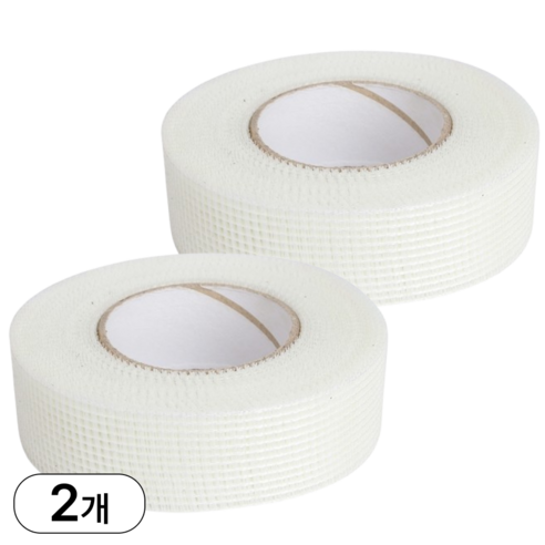코잘 자체접착 유리섬유 망사 테이프 50mm x 25m, 2개