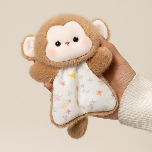귀여운 애착인형 봉제인형 말랑 스퀴시 양 허스키 인형 선물용 장식, 1개, 원숭이, 16cm