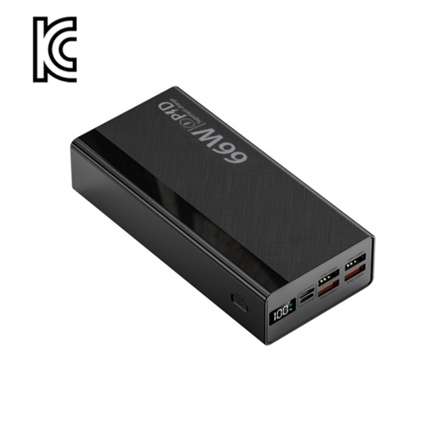GoaTa 보조배터리 50000mAh 초대용량 66W 고속충전 캠핑용보조배터리, 블랙, W66