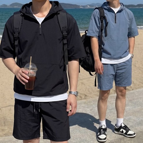 올멋 세트가격 생활방수 마운틴 후드 아노락 셋업 세트