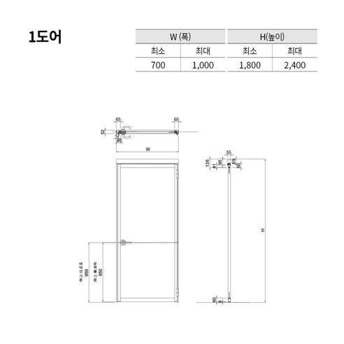 좁은 현관, 이제 슬림스윙 중문으로 넓고 편안하게!
